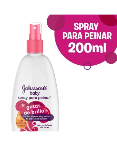 Spray Para Peinar Para Niños Johnson'S Gotas De Brillo X 200 Ml Johnson's Baby - 1