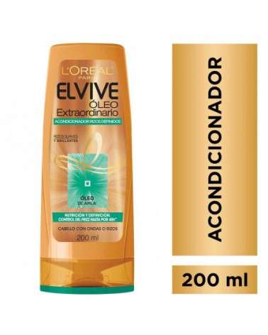 Acondicionador Óleo Extraordinario Rizos Definidos Elvive L´Oréal Paris 200Ml Elvive - 1