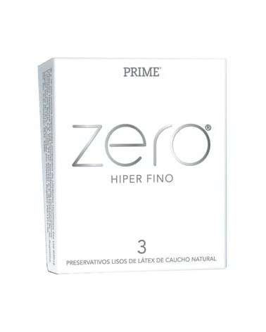 Prime - Zero Hiper Fino X 3 Preservativo De Latex Caucho  - 1