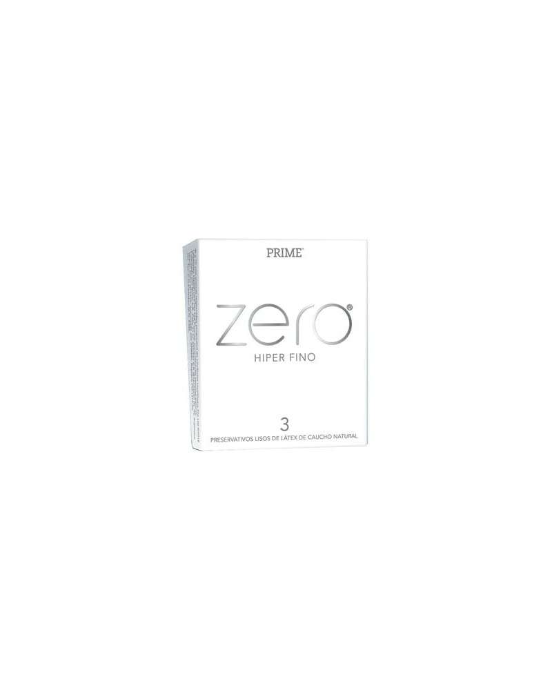 Prime - Zero Hiper Fino X 3 Preservativo De Latex Caucho  - 1