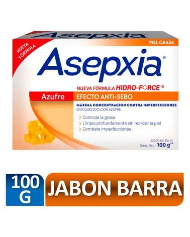 Asepxia - Jabón Azufre 100 Gr Asepxia - 2