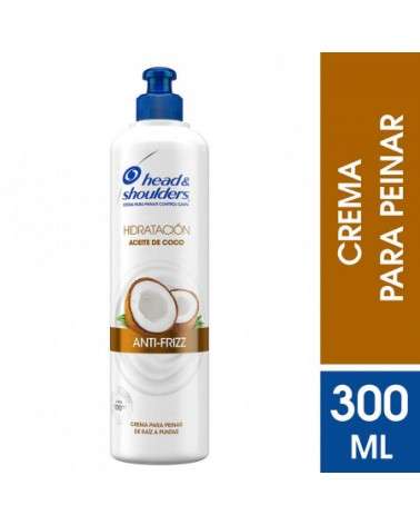 Crema Para Peinar Head & Shoulders Hidratación Aceite De Coco 300 Ml Head & Shoulders - 1