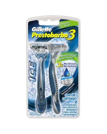 Máquinas Para Afeitar Gillette Prestobarba3 Cool 2 Unidades Gillette - 1