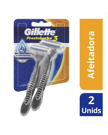 Máquinas Para Afeitar Gillette Prestobarba3 2 Unidades Gillette - 1