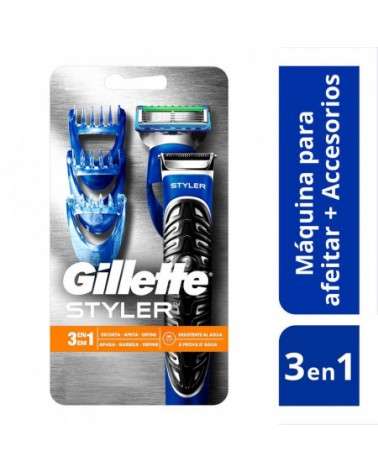 Kit Gillette Styler 3En1 Máquina Para Afeitar + 1 Cartucho Gillette - 1