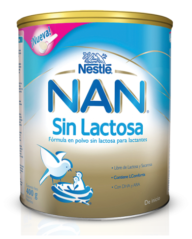 Nan Sin Lactosa 400 Grs Lata Nestle - 1