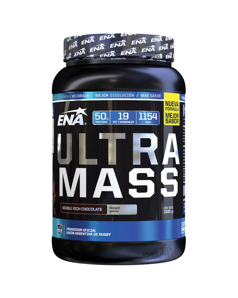 Ena - Suplemento Deportivo Ultra Mass x1500g Chocolate ENA - 1