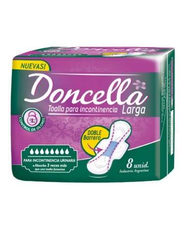 Doncella - Toallitas Incontinencia Larga 8 Un Doncella - 1