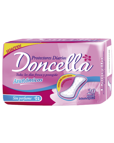 Doncella - Protrctores Diarios Anatomicos X 20 Unid Doncella - 1