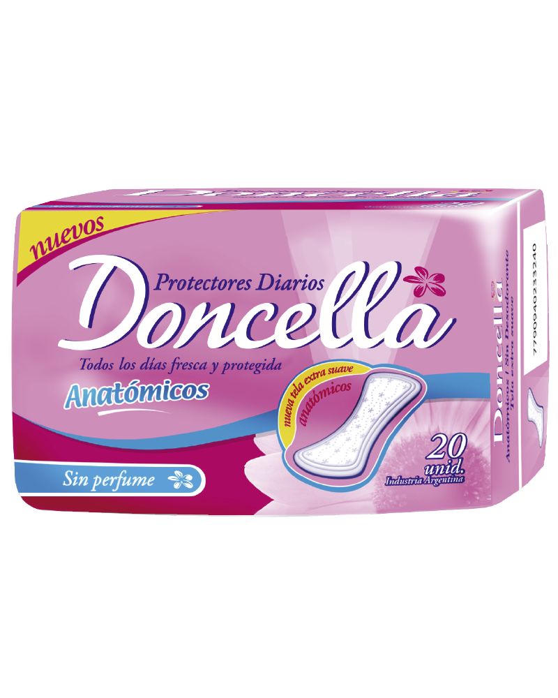 Doncella - Protrctores Diarios Anatomicos X 20 Unid Doncella - 1