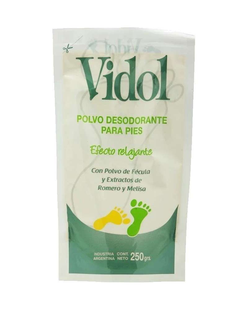 Vidol - Polvo Desodorante P/Pies Efect Relajante VIDOL - 1