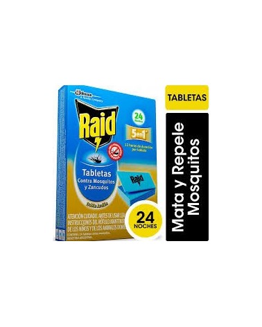 Raid - Insec Tab Mosquitos X 24 RAID - 1