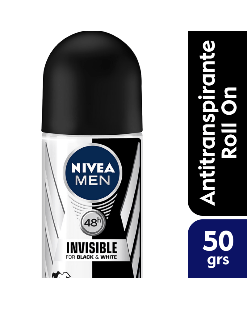 Nivea - Men Desodorante Roll On Invisible B&W Power 50Ml Nivea - 1