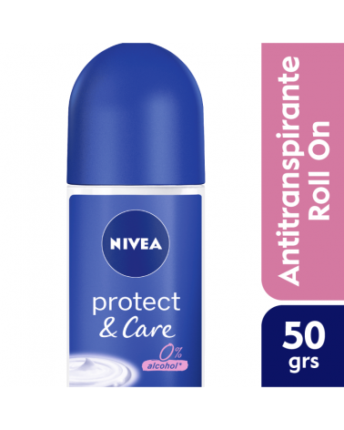 Nivea - Desodorante Roll On Protect & Care 50Ml Nivea - 2