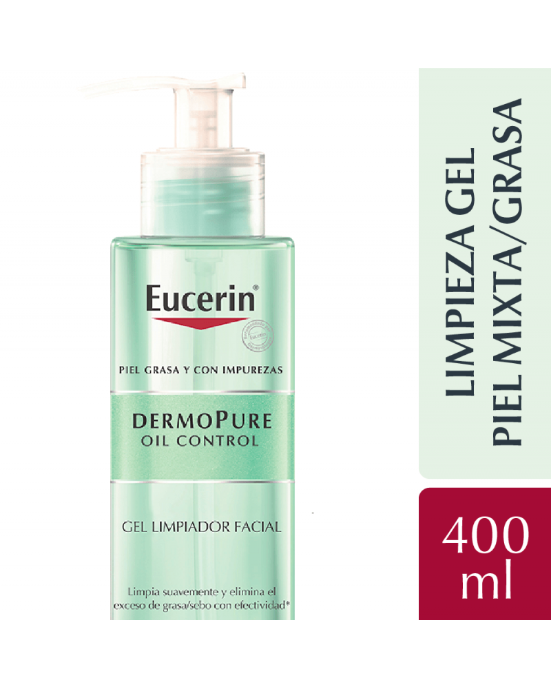 Eucerin - Dermopure Oil Control Gel Limpiador 400Ml Eucerin - 1