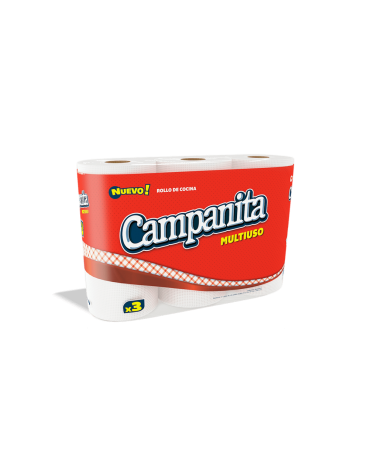 Campanita - Rollo De Cocina Multiuso X 3 Rollos CAMPANITA - 1
