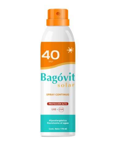 Bagovit Solarfps 40 Spray Continuo X 170 Ml Bagovit - 1