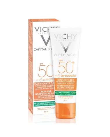 Vichy - Capital Soleil Matificante 3 En 1 Spf 50 Vichy - 1