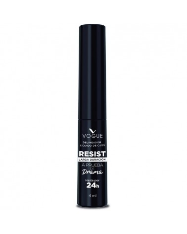 Vogue - Delineador Líquido Ressist Negro 4Ml Vogue - 1