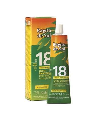 Rayito de Sol - Crema Bronceadora Fps 18 X 70G Rayito de Sol - 1