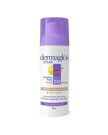 Dermaglós - Solar F50 Facial C/Color Cr 50 Gr  - 1