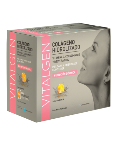 Vitalgen - Colageno Hidrolizado Sabor Naranja ENA - 1