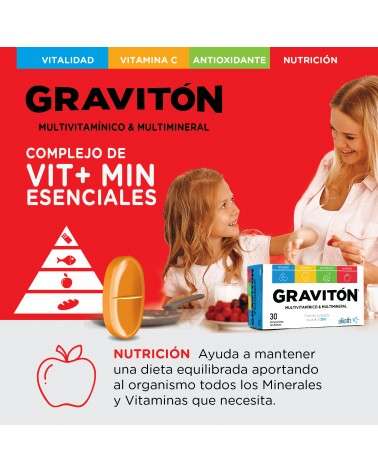 Graviton - Multivitamínico & Multimineral En Comprimidos X60 Alioth - 4