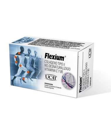 Flexium - Colágeno Tipo Ii No Desnaturalizado + Vitamina C Y B5 , En Estuche X 30 Capsulas Sidus - 1