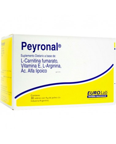 Peyronal - Enfermedad De La Peyronie- Suplemento Para Ayudar A Disminuir El Dolor Y La Inflamación Euro lab - 1