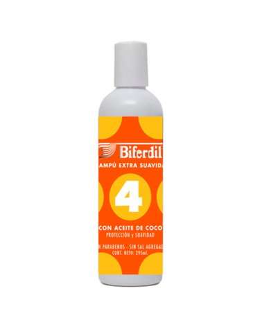 Biferdil - Shampoo 4 Con Aceite De Coco X 295Ml Biferdil - 1