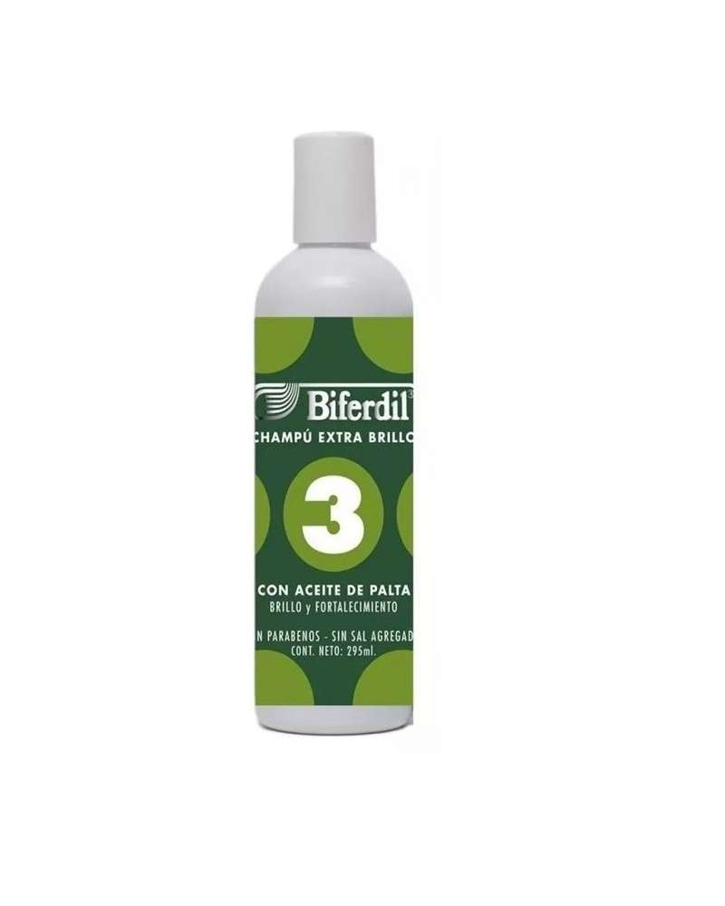 Biferdil - Shampoo 3 Con Aceite De Palta X 295 Ml Biferdil - 1