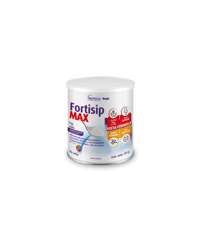 Fortisip Max - Sin Sabor Lata X 350 G Nutricia Bagó - 2