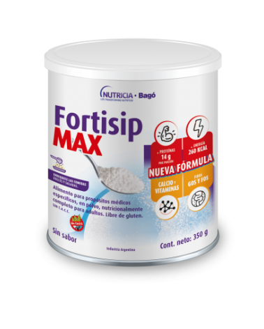 Fortisip Max - Sin Sabor Lata X 350 G Nutricia Bagó - 2