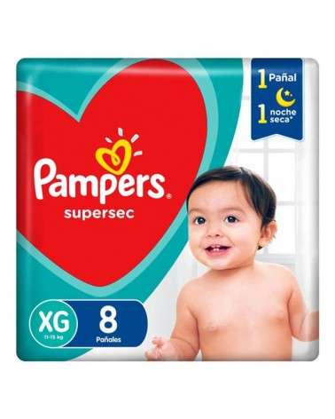 Pampers - Supersec Xg X 8 Pampers - 1