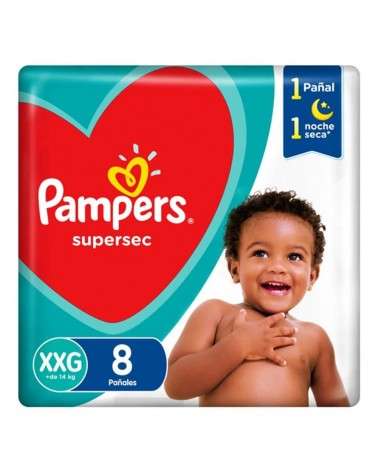 Pampers - Supersec Xxg X 8 Pampers - 1