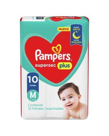 Pampers - Supersec Plus M X 10 Pampers - 1