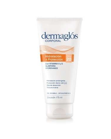 Dermaglós - Crema Hidratante + Protector Solar F20 Emulsion 175 Ml Dermaglós - 1