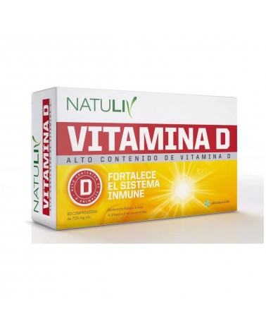 Natuliv - Suplemento Vitaminico X30 Comprimidos Vitamina D ENA - 1