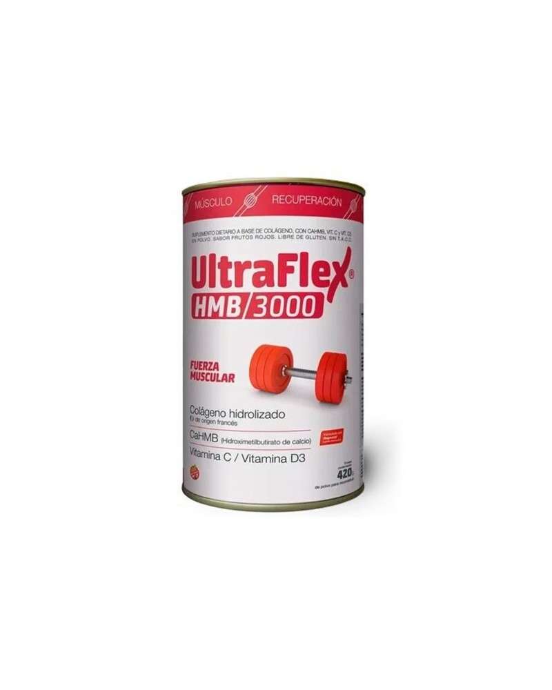 Ultraflex - Hmb 3000 Colágeno Muscular Polvo 420 Gr  - 1
