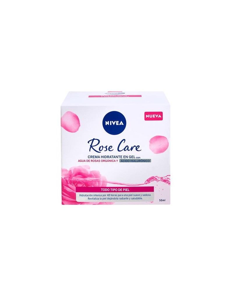 Nivea - Crema Facial Rose Care Hidratante en Gel x 50 ml Nivea - 1