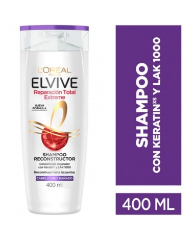 Elvive - Shampoo Reparación Total Extreme x400ml Elvive - 1