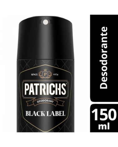 Patrichs Desodorante Aerosol Black Label X97G/150Ml Patrichs - 1