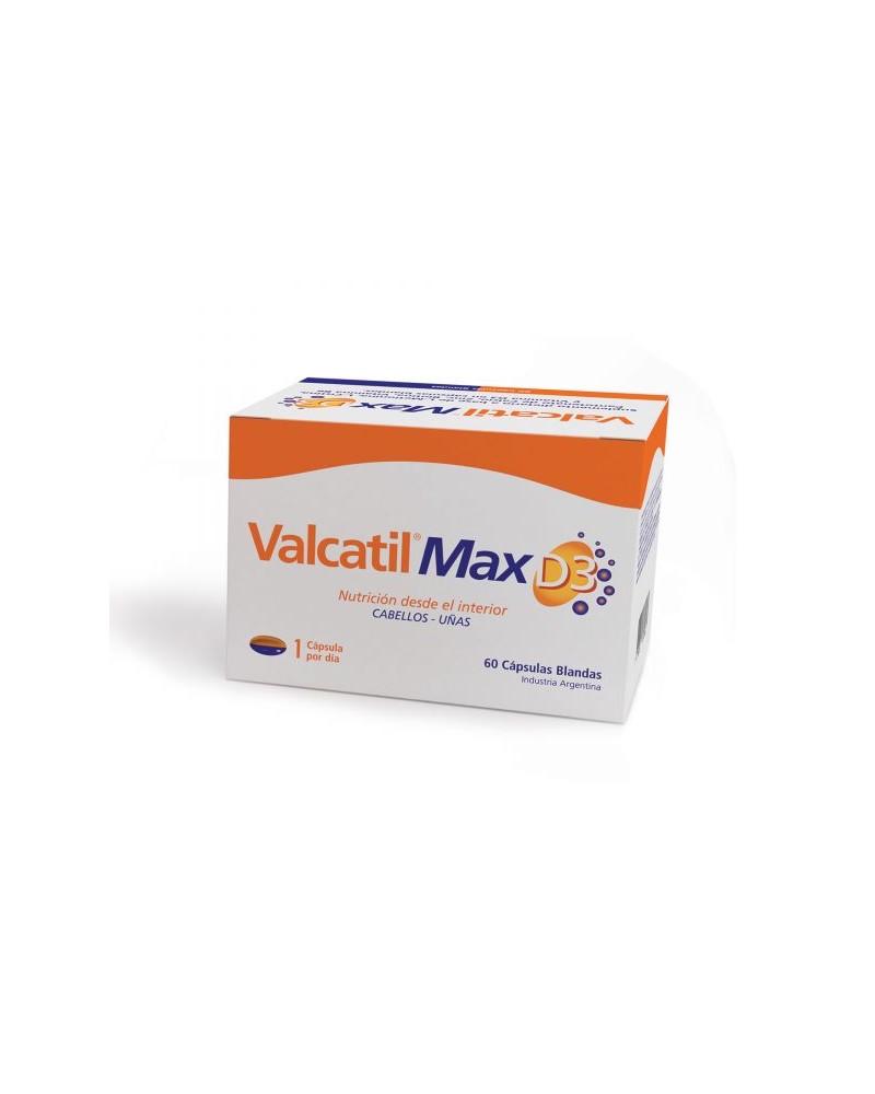 VALCATIL - Max d3 capsulas blandas x 60 Valcatil - 1