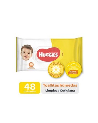 HUGGIES - toallitas humedas TRIPLE PROTECCION X 48 unidades