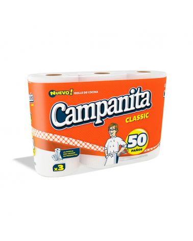 Campanita - Classic Rollo De Cocina X3