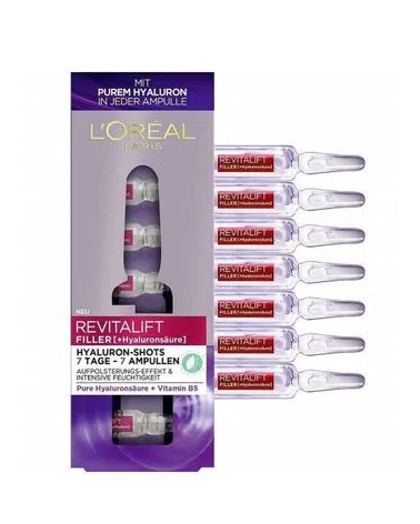 Loréal - París Revitalift con Acido Hialurónico Ampollas 7 unidades x 1.3 Ml