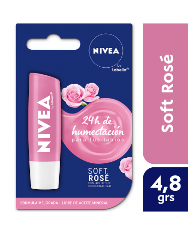 Nivea - Lip Soft Rosé 4,8 Gr Nivea - 1