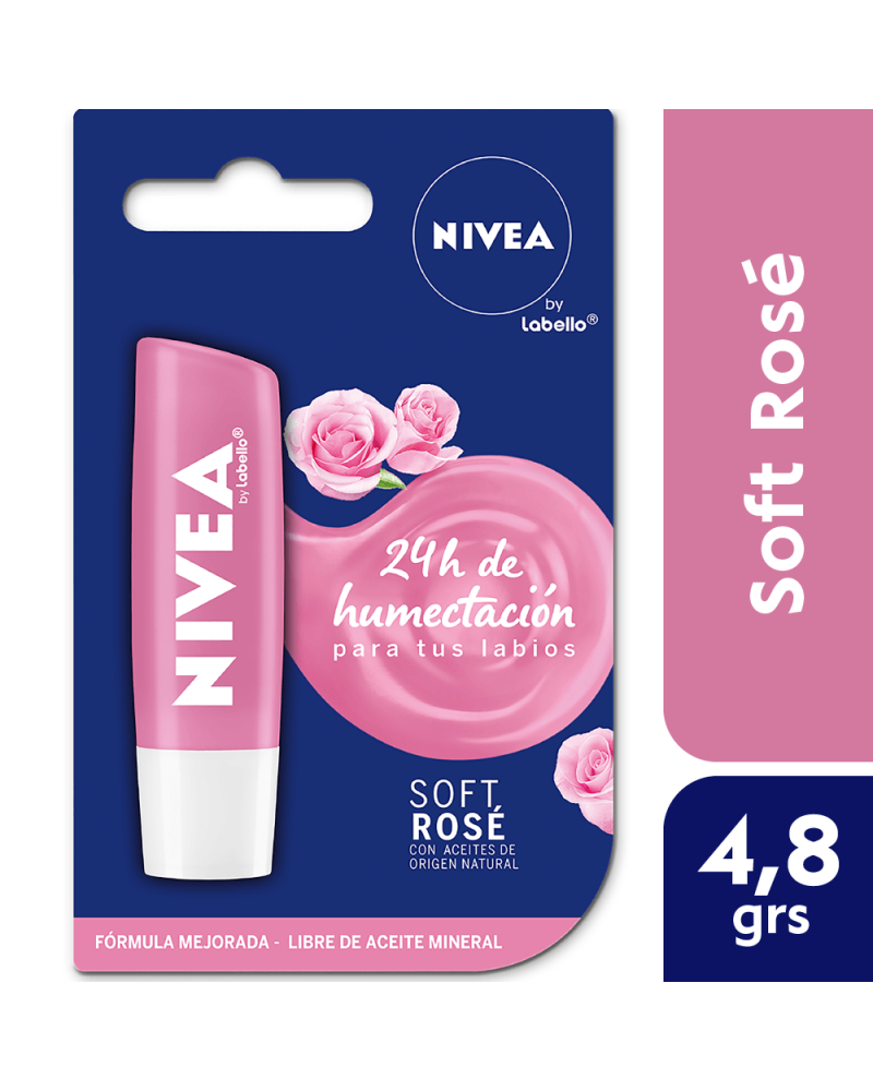 Nivea - Lip Soft Rosé 4,8 Gr Nivea - 1