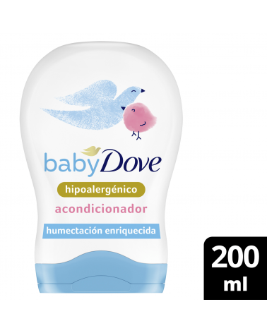 Dove - Baby Acondicionador Humectación Enrriquecida X200Ml Baby Dove - 1