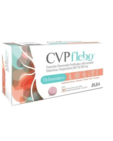 CVP FLEBO - x 30 comprimidos masticables